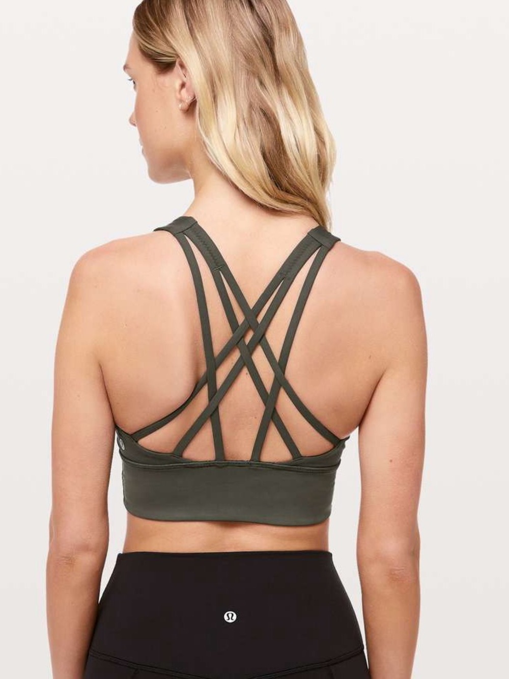 Lululemon Olive Longline Sports Bra - Picture 4 of 4